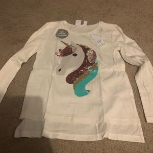 Gap sequin shirt
